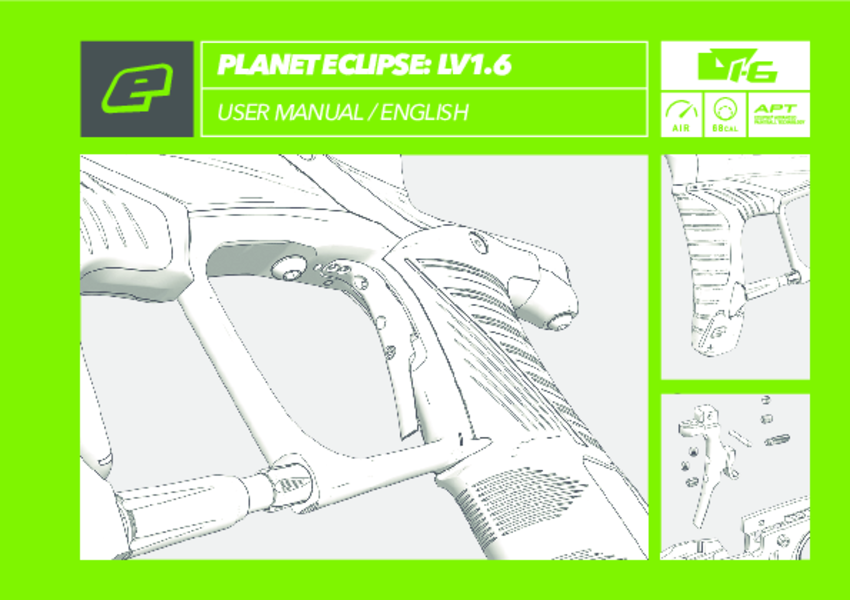 View and Download Planet Eclipse LV 1.6 Marker Manual - English - Paintball  Manuals