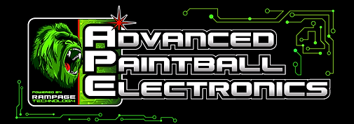 Advanced Paintball Electronics (APE) logo